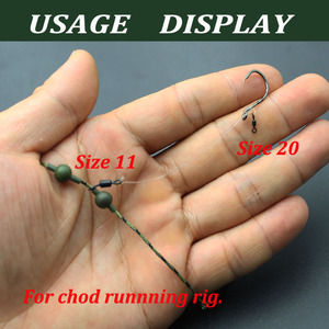 Micro Xoay Rig Cán Xoay Cho D-rig Ronnie Chod Chạy Rig Hooks Cho <span class=keywords><strong>Boilies</strong></span> Cá Chép Cá Phụ Kiện Giải Quyết - Product Image 5