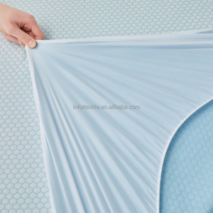 Protège-matelas rafraîchissant imperméable en tissu, <span class=keywords><strong>drap</strong></span>-<span class=keywords><strong>housse</strong></span> rafraîchissant à poches profondes – Offre Spéciale - Product Image 1