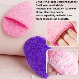 Éponge nettoyante réutilisable en forme de goutte d'eau pour le visage, exfoliante, pour le lavage du visage, le dé<span class=keywords><strong>maquillage</strong></span> et le nettoyage en profondeur (vente en gros) - Product Image 6