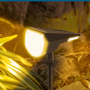 Lampara de pared LED, không thấm nước IP65 con cảm biến de movimiento Para exteriores, luz năng lượng mặt trời Para Jardin 32LED Ajustable - Product Image 2