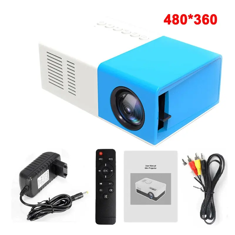 Dropshipping J9 Pro Portátil LED Mini Projetor Móvel Superior a yg300 Bolso Smartphone HD Projetor Telefone Beamer Home Cinema