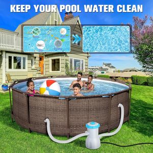 <span class=keywords><strong>Pompe</strong></span> de filtration <span class=keywords><strong>pour</strong></span> <span class=keywords><strong>piscine</strong></span> hors sol |   Économie d'énergie, double <span class=keywords><strong>action</strong></span>, accélère le débit d'eau, capture les débris, améliore la clarté | - Product Image 2