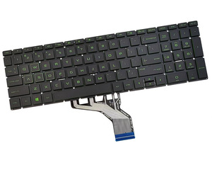 Máy tính xách tay chúng tôi Bàn phím backlit tím thay thế cho HP Pavilion chơi game 15-dk 15-ec 15-cx NSK-XN2BC pk1328b1b0900101 - Product Image 4