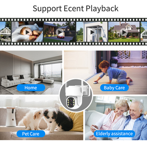 Fácil de conectar Red Ptz Wifi Cámara Eseecloud Aplicación Teléfono Acceso remoto Color Visión nocturna Seguridad Ip Cámara - Product Image 5
