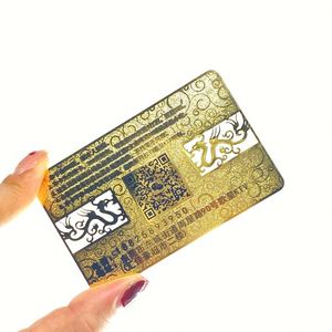 Cartes de visite métalliques gravées au laser double face personnalisées, très demandées - Product Image 5