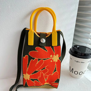 Sac à main tricoté pour téléphone portable, mini sac à bandoulière en forme de cœur pour femme, sac à main d'amour, pochette et sac à main - Product Image 4