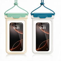 Pochette pour téléphone portable, modèle privé, IPX8, étanche, transparente, pour tous les smartphones