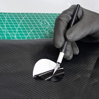 Kit d'outils de covering automobile 10 pièces comprenant une raclette en feutre plastique et un couteau de découpe pour vitres de voiture