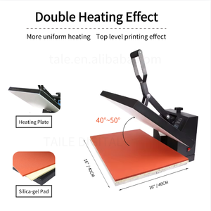 Phong cách đơn giản 40x60 thăng hoa Máy ép nhiệt nhà máy trực tiếp, lớn Định dạng Nhiệt Báo Chí Thăng hoa phẳng Máy ép nhiệt - Product Image 2