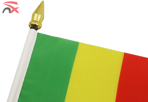 Promotional Office Country Stand <strong>Flag</strong> <strong>Mali</strong> Desk <strong>Flag</strong> Table <strong>Flag</strong> with Based and Flagpole - Product Image 3