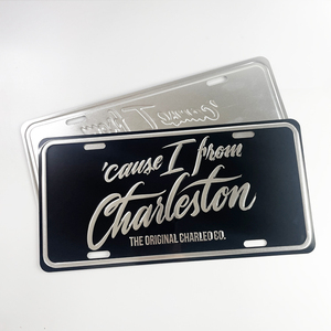 Placa de matrícula de aluminio para coche, logo personalizado de marca, distribuidor, para publicidad - Product Image 5