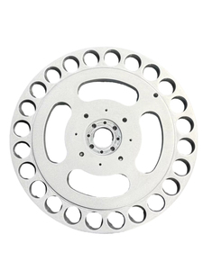 เครื่องเล่นแผ่นเสียงอลูมิเนียม24รูความแม่นยำสูงใช้กลึง CNC ชิ้นส่วนสำหรับวางตำแหน่งที่ทนทาน - Product Image 5