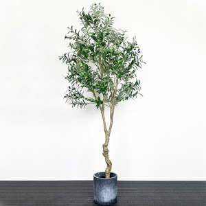 Plante artificielle <span class=keywords><strong>olivier</strong></span> dongguan vente en gros 5ft 4ft faux <span class=keywords><strong>olivier</strong></span> 7 pieds 1.8m de haut vert mini plantes bureau décor bonsaï - Product Image 6