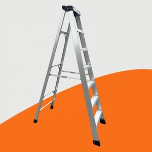 Prix bon marché pour la décoration utiliser Escalera simple face pliable en <span class=keywords><strong>aluminium</strong></span> <span class=keywords><strong>escabeau</strong></span> - Product Image 4