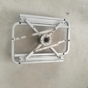 Trasformare hardware mobili tavola rotonda e tavolo quadrato convertible 2 in 1 tirare rotazione nascosta tavolo da pranzo meccanismo - Product Image 2