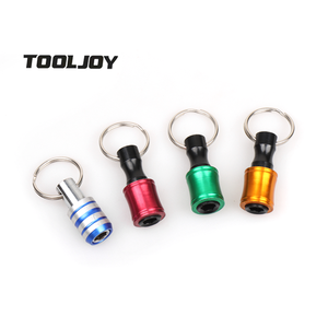 TOOLJOY <span class=keywords><strong>Promociones</strong></span> Soportes <span class=keywords><strong>de</strong></span> brocas 1/4 Socket, Vástago hexagonal Destornillador Soporte <span class=keywords><strong>de</strong></span> broca para destornillador <span class=keywords><strong>de</strong></span> impacto Llavero <span class=keywords><strong>de</strong></span> broca - Product Image 2