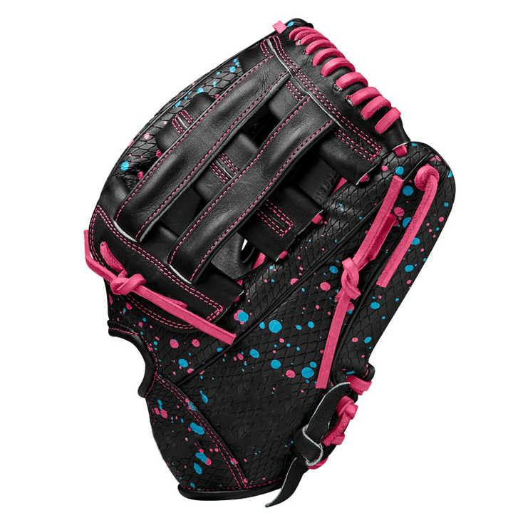 MARUCCI Gant coulissant pour adulte, noir/vert fluo, main