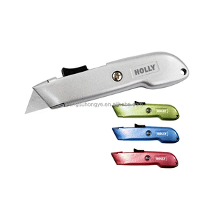 Cuchillo <span class=keywords><strong>Retráctil</strong></span> Automático, Ligero, Construcción Robusta <span class=keywords><strong>de</strong></span> Zinc Fundido, Sistema <span class=keywords><strong>de</strong></span> <span class=keywords><strong>Seguridad</strong></span> Interlock, Cuchilla Metálica <span class=keywords><strong>Retráctil</strong></span> Automática - Product Image 1