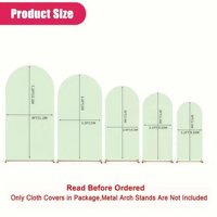 Penutup Lengkung Pernikahan Bahan Spandex, Penutup Latar Belakang Bulat, Poliester Elastis untuk Dekorasi Pesta Resepsi Upacara