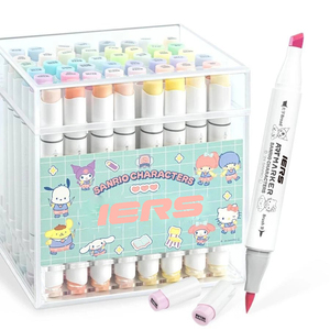 Marcadores de Doble Punta para Arte, Pintura con Alcohol, Dibujo, 80 Colores, Set de Dibujo, Colores Vibrantes, para Niños y Adultos, <span class=keywords><strong>Ohuhu</strong></span> - Product Image 2