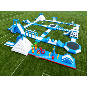 Parc aquatique gonflable commercial à vendre avec parcours d'obstacles flottant pour parc aquatique certifié EN14960 - Product Image 2