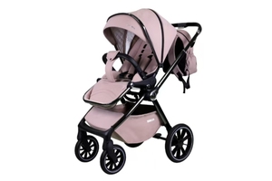 Carritos de Bebé Plegables Cuatro en Uno al por Mayor, Cinturón de Seguridad de Cinco Puntos, Ruedas con Absorción de Impactos, Diseño Portátil de Tela de Lino - Product Image 6