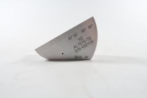 V2 Ultraschall kalibrierung stest <span class=keywords><strong>block</strong></span> Aluminium 7075 /NO.2 <span class=keywords><strong>Block</strong></span> INKLUSIVE HERSTELLER ZERTIFIZIERUNG und ABS PLASTIC CASE - Product Image 2