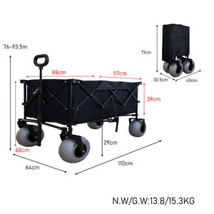 Katlanabilir Arazi Kamp Arabası |   Kompakt/Süper Büyük Portatif Açık Hava Satış Arabası - Product Image 3