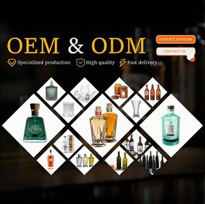 Chai rượu thủy tinh tròn bán buôn khuyến mãi, nắp dễ mở và ép kim vàng dành cho rượu vang - Product Image 6