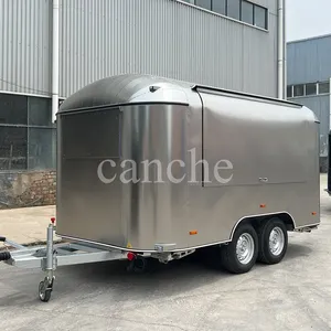 Oferta Especial: Remolque Móvil de Comida para Exteriores con Cocina, Ideal para Hot Dogs y Patatas Fritas, Tipo Camioneta Camper - Product Image 2