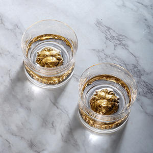 Verre à <span class=keywords><strong>whisky</strong></span> en cristal créatif en forme de lion avec base, design élégant, idéal pour les bars à domicile et les spiritueux - Product Image 4