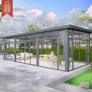 Serres préfabriquées Pologne Serre en verre verte Jardin Cour Patio Dernier design moderne Idéal pour la croissance des plantes Serre en verre Véranda - Product Image 1