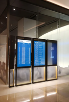 Señalización Digital Táctil Vertical de 86 Pulgadas con Soporte de Pie para Centros Comerciales, Ascensores y Educación, con Capacidad de Animación