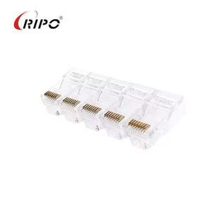 Prise réseau RJ45 RJ11-8P8C Cat6/Cat5e UTP connecteur droit en cristal - Product Image 2