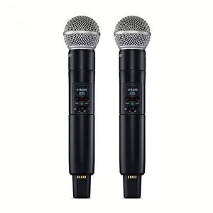 Microphone sans fil professionnel UHF TNH ULXD4Q 4 canaux BETA58A <span class=keywords><strong>SM</strong></span> <span class=keywords><strong>58</strong></span> KSM8/9, micro-cravate et micros à main pour église - Product Image 5