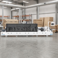 Machine de chantournage automatique CNC Mingan-568 avec pré-fraisage, suivi des coins, raclage et polissage, et scie