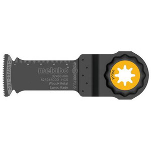 Lame de scie à bois Metabo 32x60 mm Starlock Courbe Tec Fabriquée en Suisse - Product Image 1