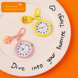 Nuevo Reloj de Bolsillo Pequeño de Cuarzo con Diseño de Dibujos Animados, de Alta Calidad, para Estudiantes, con Caja de Plástico, para Hombres y Mujeres de Primaria y Secundaria - Product Image 3