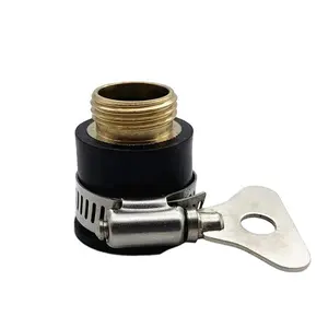 Laiton universel 1/2 "mâle connecter à 1/2" ou 3/4 "robinet avec pince connecteur de tuyau d'arrosage