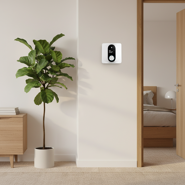 Smart Home Programmable Wifi Thermostat for Floor Heating Alexa Google Home Compatible Smart Thermostat Graphic Design Solution