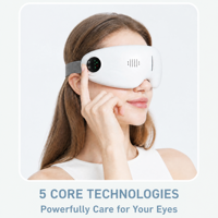 Appareil de massage des yeux à longue durée de fonctionnement, vibration par airbag, masseur intelligent pour les yeux