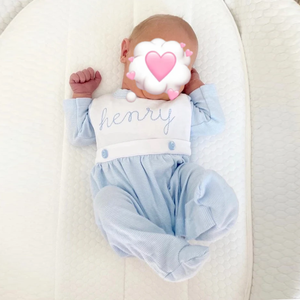 Wholesale Monogram Infant Baby Footie Romper Unisex Baby Tiny Stripe Cotton Jumpsuit Baby Girls Boys <strong>Coming</strong> <strong>Home</strong> <strong>Outfits</strong> - Product Image 2