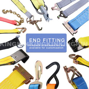 1/8 ''ratchet Móc áo 2m có thể điều chỉnh Carabiner móc rachet Dây đeo có thể điều chỉnh Ratchet Tie xuống hàng hóa lashing dây đai - Product Image 3