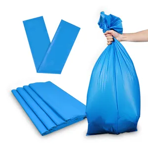 custom logo biodegradable tall kitchen trash bags compostable plastic bag for trash 100 liter