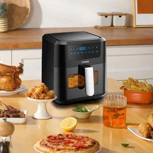 Friteuse à air de haute qualité personnalisée en usine 220V friteuses électriques grille-pain à pizza cuisinière friteuse à air faible en gras <span class=keywords><strong>four</strong></span> avec fenêtre visuelle - Product Image 2