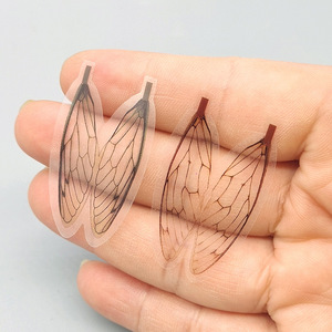 NUOVE Ali Sintetiche Realistiche Pre-Tagliate OEM per Cicade, Stonefly e Mayfly, per la Realizzazione di Mosche Artificiali per la Pesca alla Trota - Product Image 1