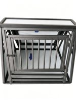 Cage de transport portable en aluminium pour chien – Vente en gros usine – Caisse de transport pour chien de haute qualité – Boîte de transport respirante et durable