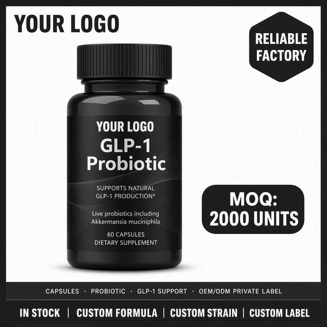 Natural GLP-1 Support Probiotic Supplement Capsules Antioxidant Adult Weight Management Metabolic Health Energy Management Daily