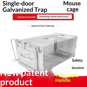 Trampa para <span class=keywords><strong>Ratones</strong></span> <span class=keywords><strong>de</strong></span> Una Puerta, Tipo Pedal, Sólida, Ecológica, Segura, No Tóxica, para el Hogar - Product Image 2