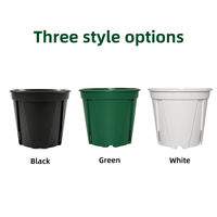 Pot à bonsaï en plastique coloré de grande taille en gros, pot à semis avec trou de drainage pour utilisation en jardin - Léger, durable, extérieur/intérieur